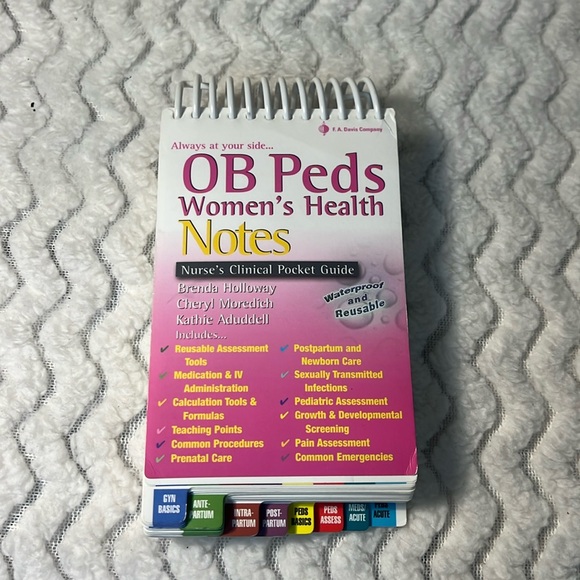 Nurse’s Clinical Pocket Guide OB Peds Notes - Picture 1 of 4